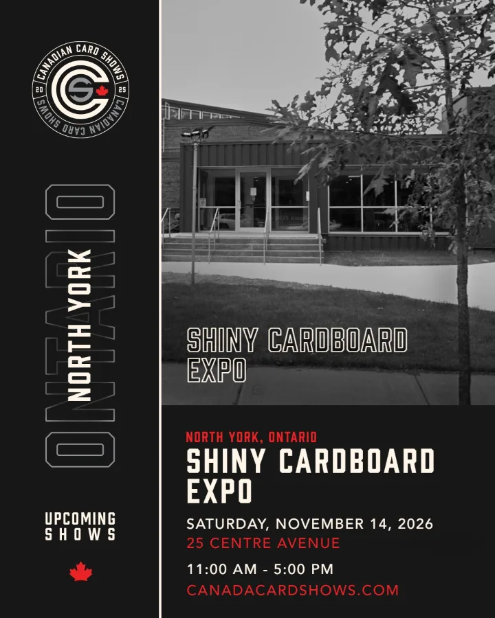 Shiny Cardboard Expo poster: Saturday, November 14, 2026, 11:00 AM – 5:00 PM, Shiny Cardboard Expo